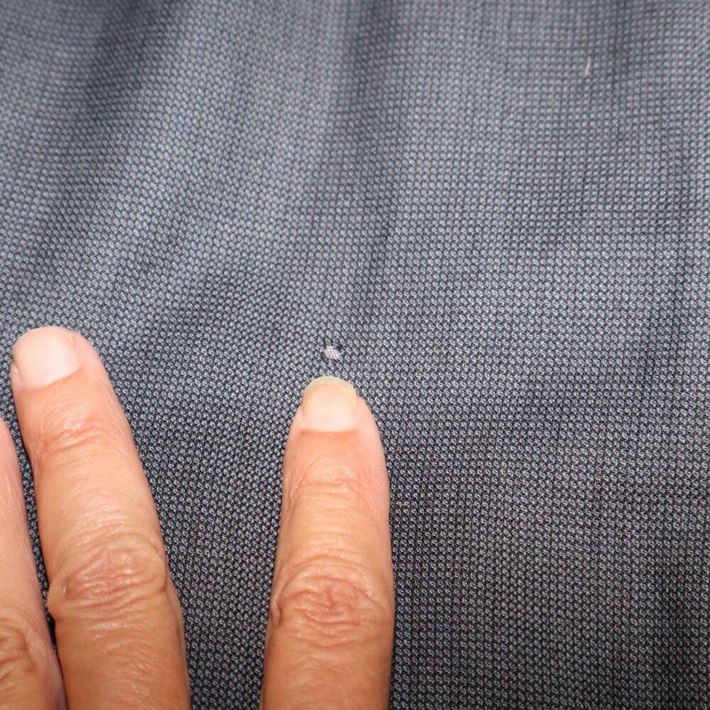 The Custom Shop Mens Wool Dark Gray Suit Jacket and Pants Size 53L Long w/flaw - Picture 15 of 15